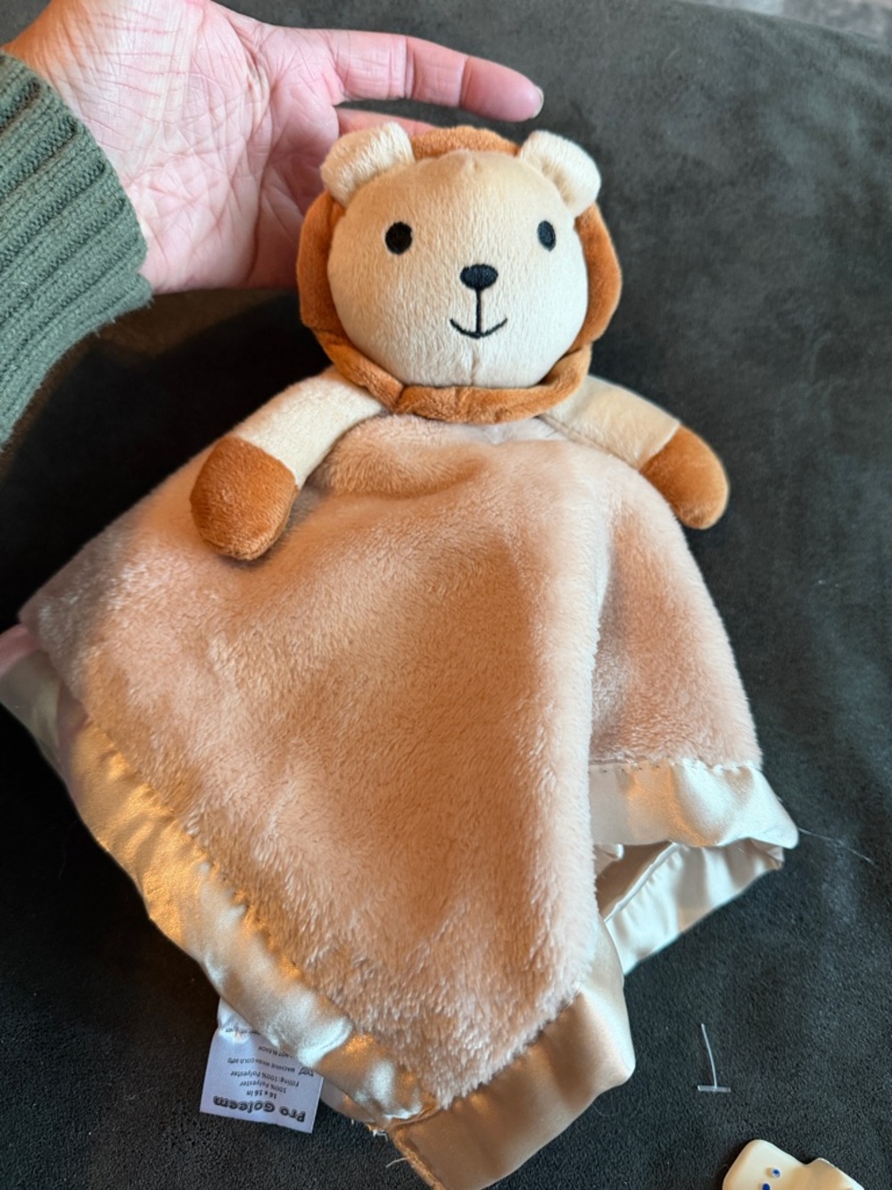 Pro Goleem Plush LION Lovey Baby Security Blanket